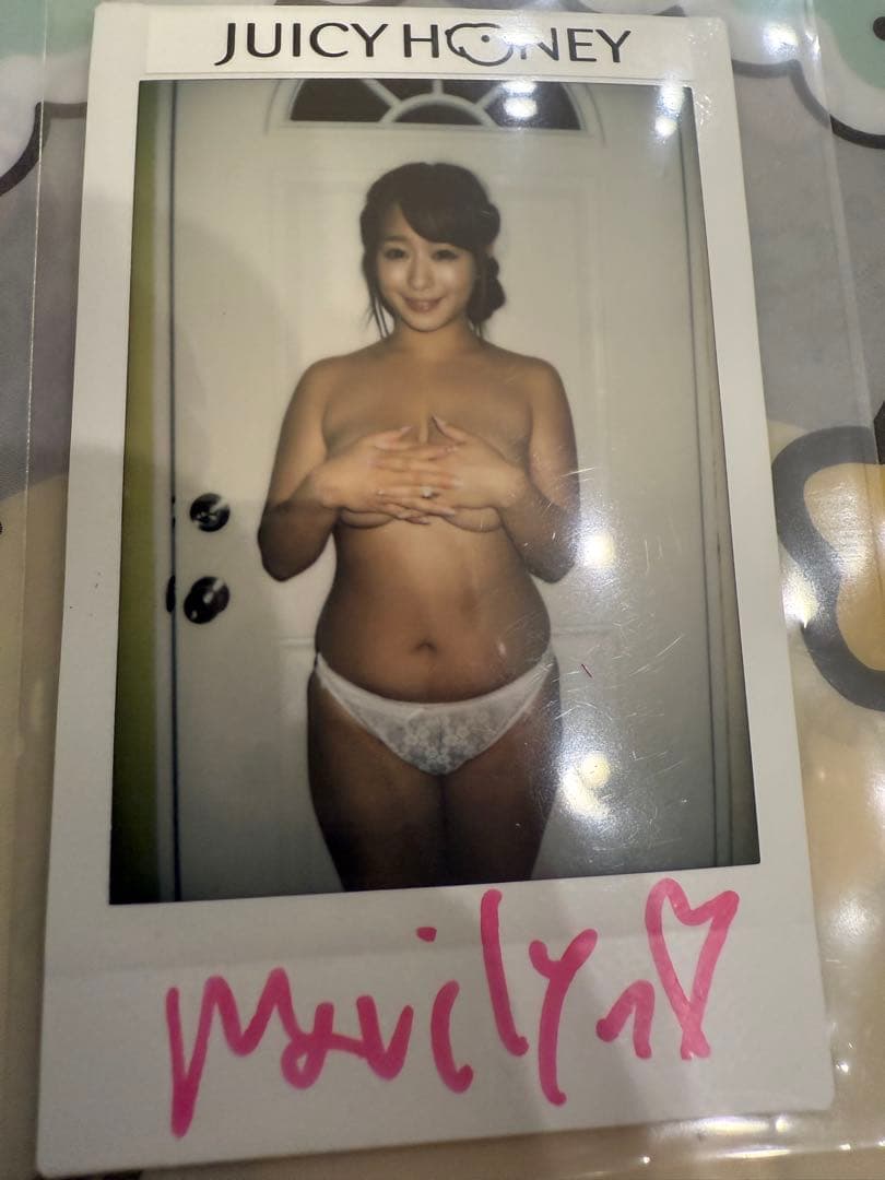 ジューシーハニー 20周年 白石茉莉奈 直筆サインチェキ