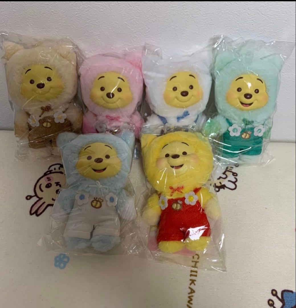 トップトイ くまのプーさん 6点　キャンディーベアシリーズ TOPTOY】 ディズニー くまのプーさん キャンディベアシリーズ ソフビ