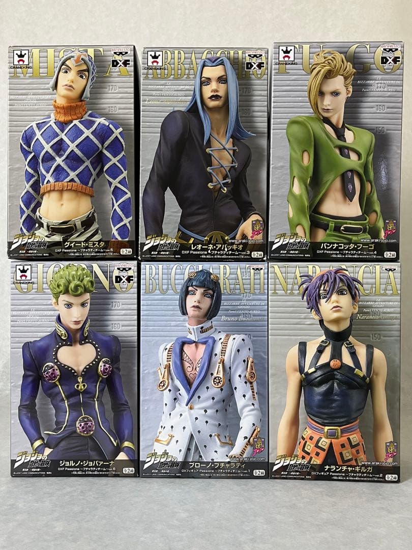 ジョジョ 第五部 ブチャラティチーム プライズ ナランチャ フーゴ