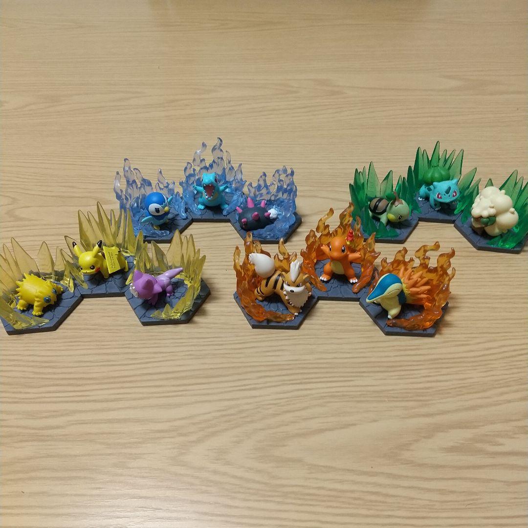 ポケットモンスター ジオラマコレクト でんき&みず ほのお&くさ