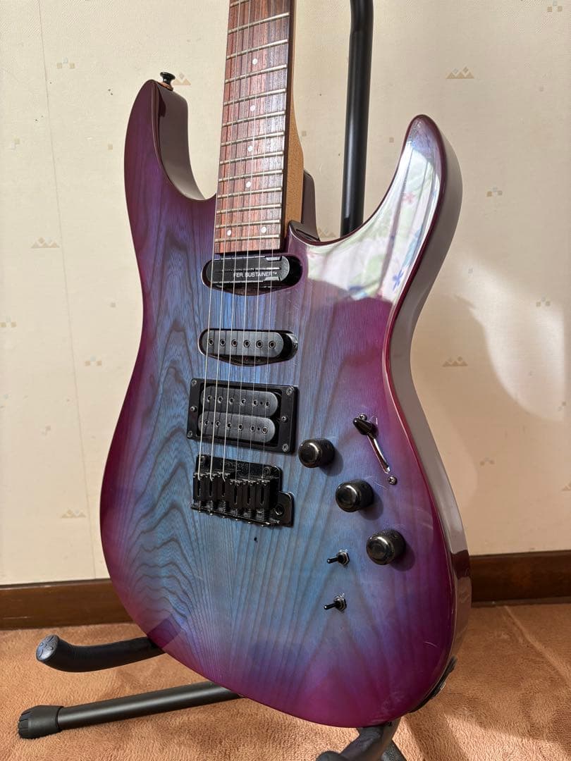 脱力様　FERNANDES フェルナンデス FR-75S （サスティナー搭載） FERNANDES FR-75S Metallic Blue ソニックス特価 ￥59,800- 中古 FR