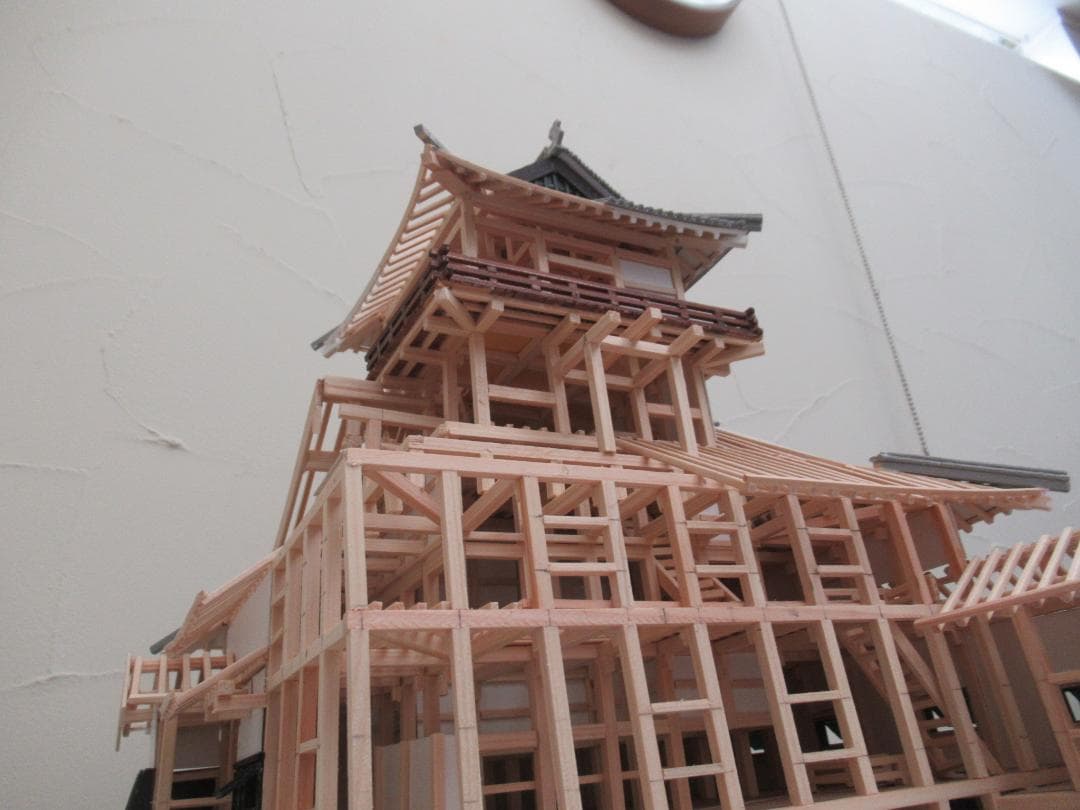 国宝 犬山城構造模型 縮尺1／75 爪楊枝アート - メルカリ