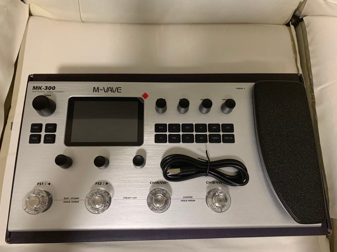 【ほぼ未使用】M-VAVE MK-300 マルチエフェクター M-VAVE MK-300 Guitar/Bass Multi-Effects Processor TANK-G Pedal Pro