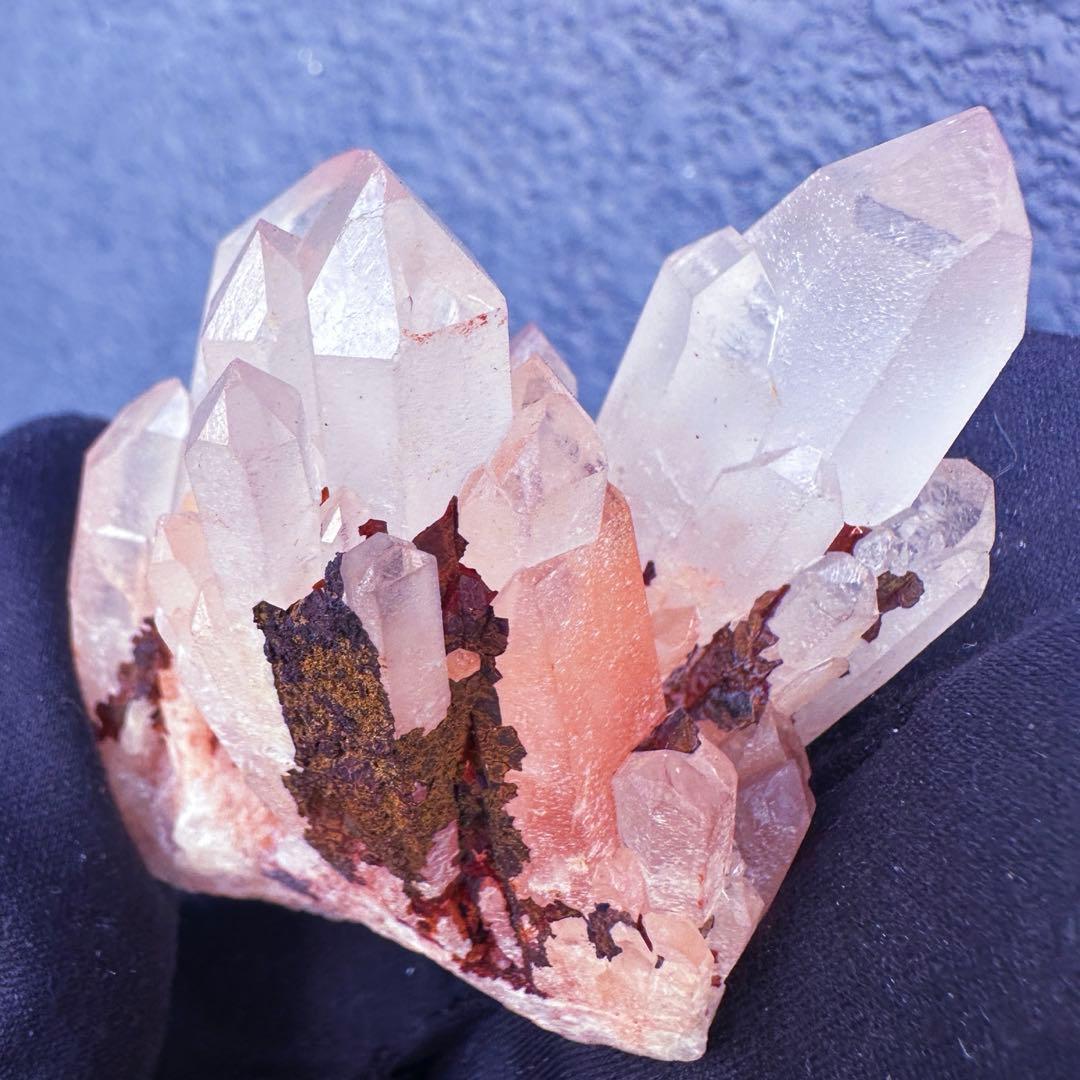 爆アレ❗️可愛いピンク♡超綺麗マダガスカル産パイナップルピンククラスターA1468