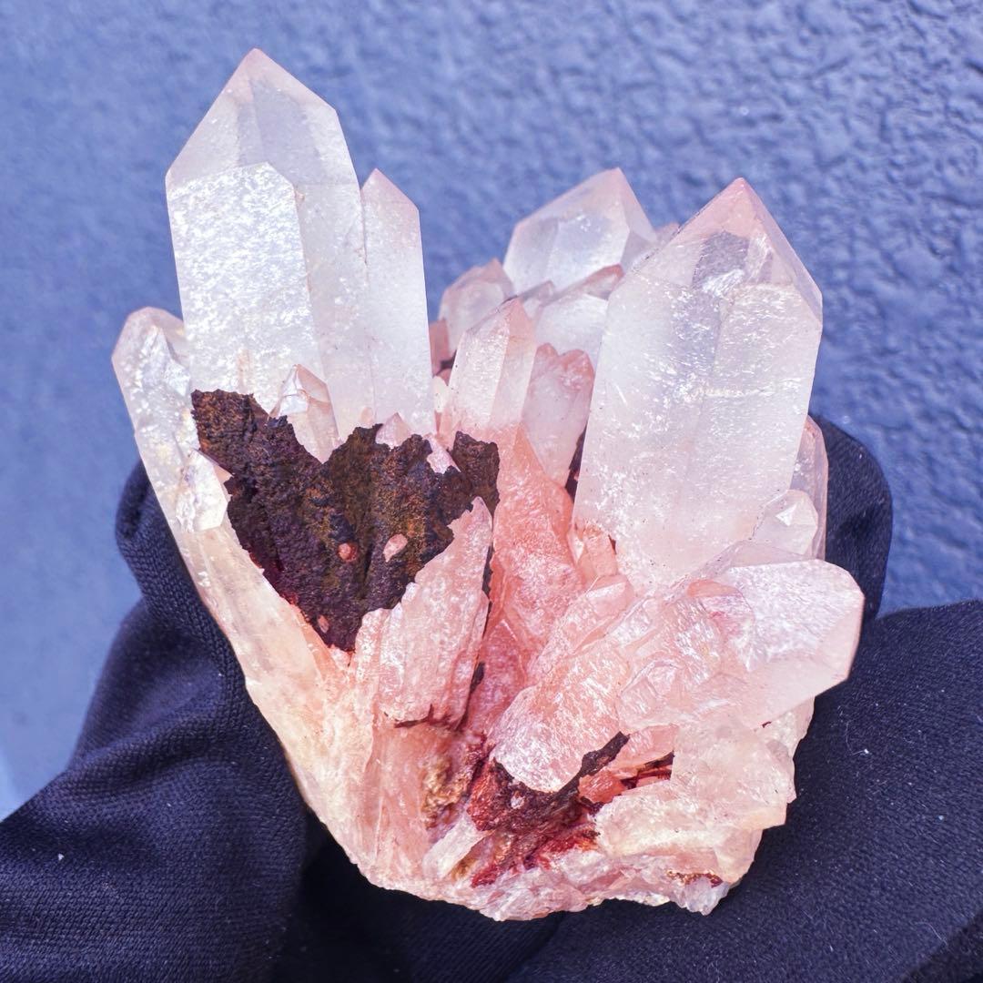 爆アレ❗️可愛いピンク♡超綺麗マダガスカル産パイナップルピンククラスターA1468