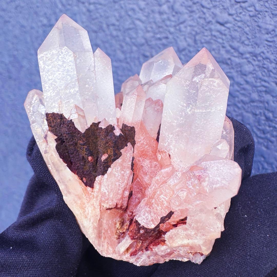 爆アレ❗️可愛いピンク♡超綺麗マダガスカル産パイナップルピンククラスターA1468