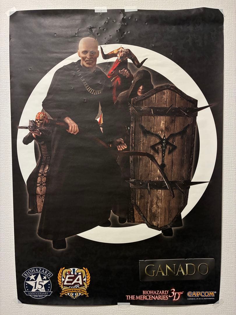 ★極希少★ バイオハザード ガナード ポスター　15周年　シューティングバーEA ☆極希少☆ バイオハザード ガナード ポスター 15周年 シューティング