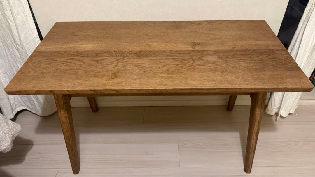 unico ADDAY(アディ)　カフェテーブル W1000 高さ580 unico ADDAY(アディ)カフェテーブルW1000 オーク材高さ580cm - メルカリ