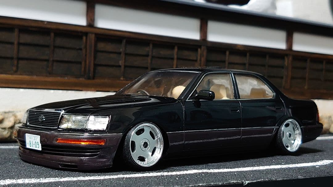 1/24 タミヤ&フジミ セルシオ 完成品 タミヤ 1/24 スポーツカー No.96 トヨタ セルシオ | ウエサカ模型店