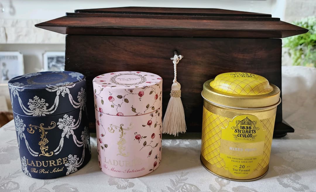 追加画像 ジョージ4世 希少 鍵付き アンティーク ティーキャ