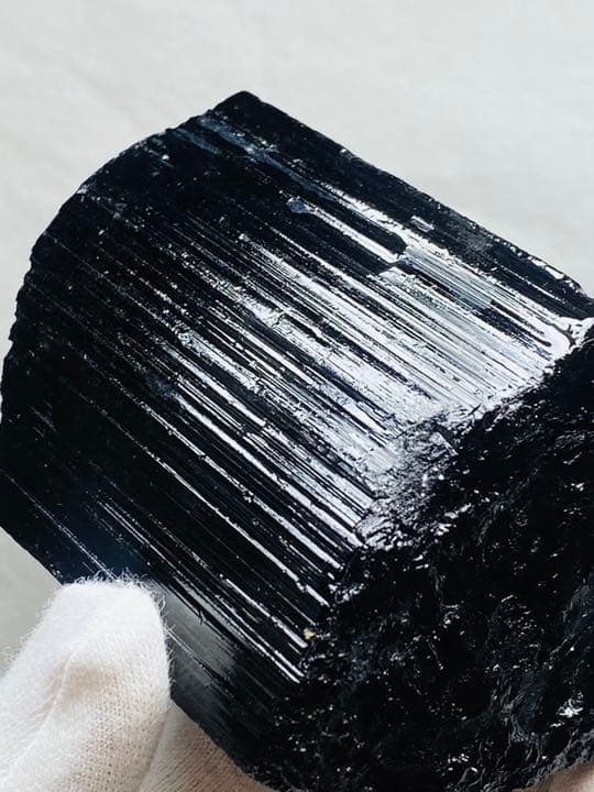 天然石　お守り　ブラック　トルマリン 78.6mm 550g