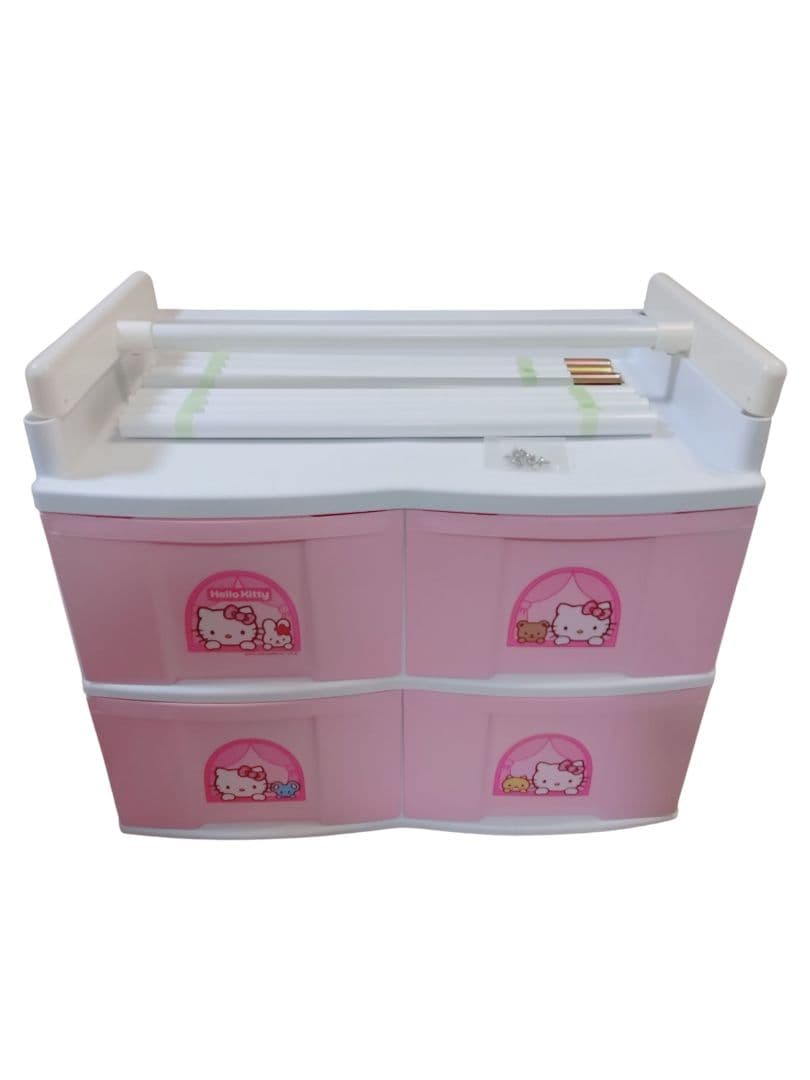 アイリスオーヤマ サンリオ ハローキティ ハンガーラック チェスト