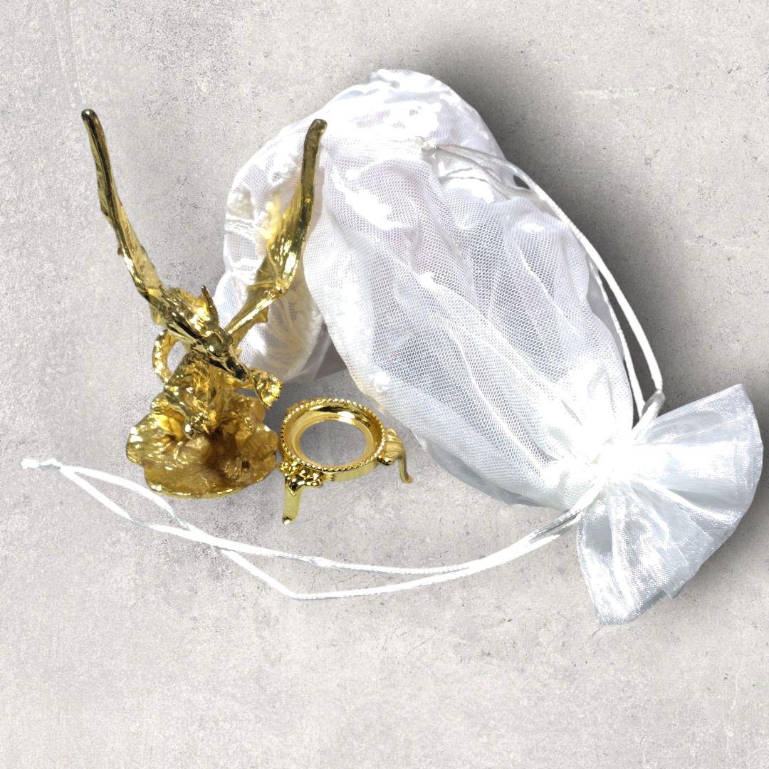 ローズクォーツ 丸玉 直径6.5cm 天然石 置物 ドラゴン台座 癒し - メルカリ