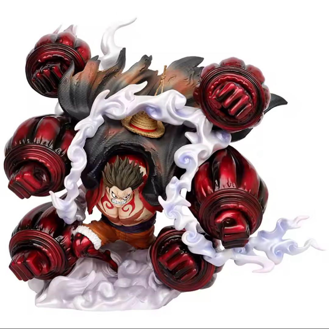 ワンピース　ルフィ　ギア4 フィギュア　ガレージキット ワンピース ニカ ルフィ ギア4 スネイクマン フィギュア ガレージ