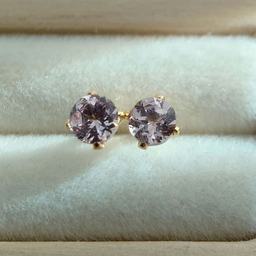 S✧天然石ドラゴンガーネット 3.0mm✧　ピアス　ステンレス