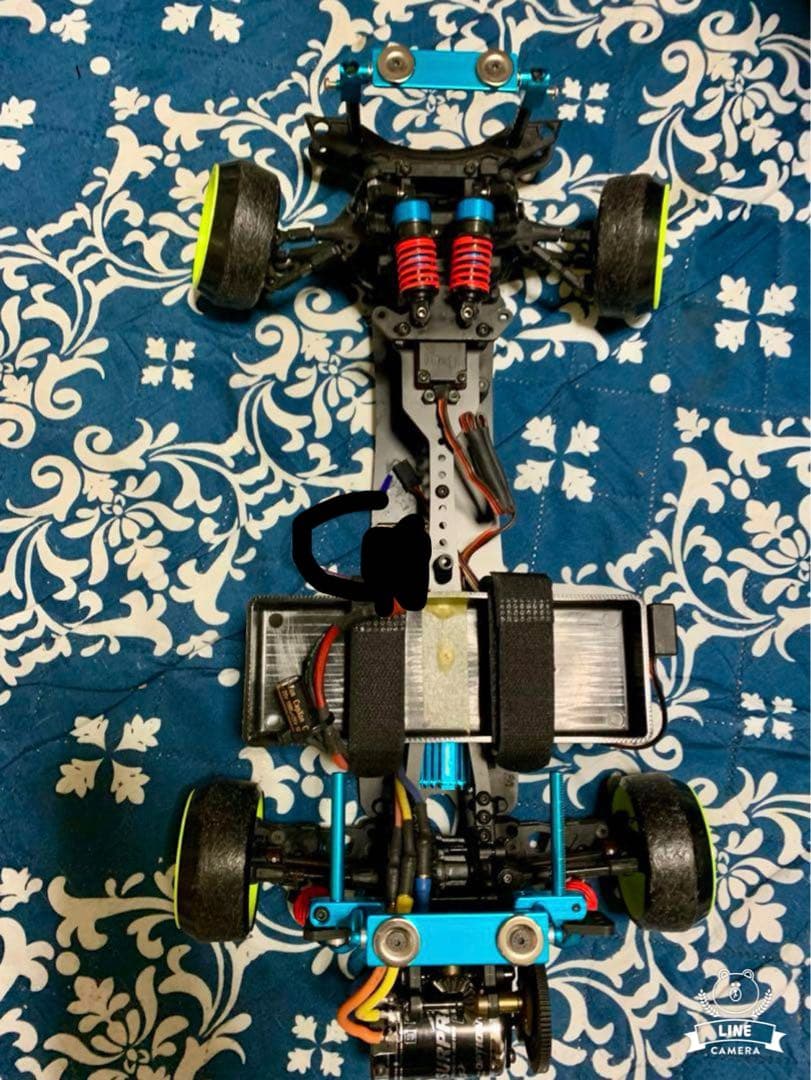 SAKURA D5 シャーシ＆メカです 送受信機&バッテリー&ボディ&ジャイロ無