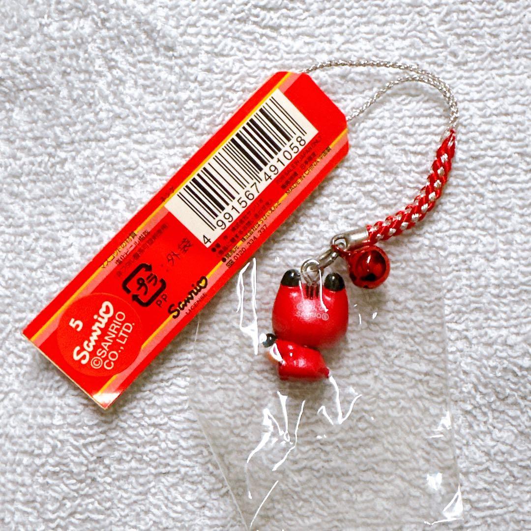 ハローキティ 福島限定 赤べこ あかべこバージョン 根付け ご当地