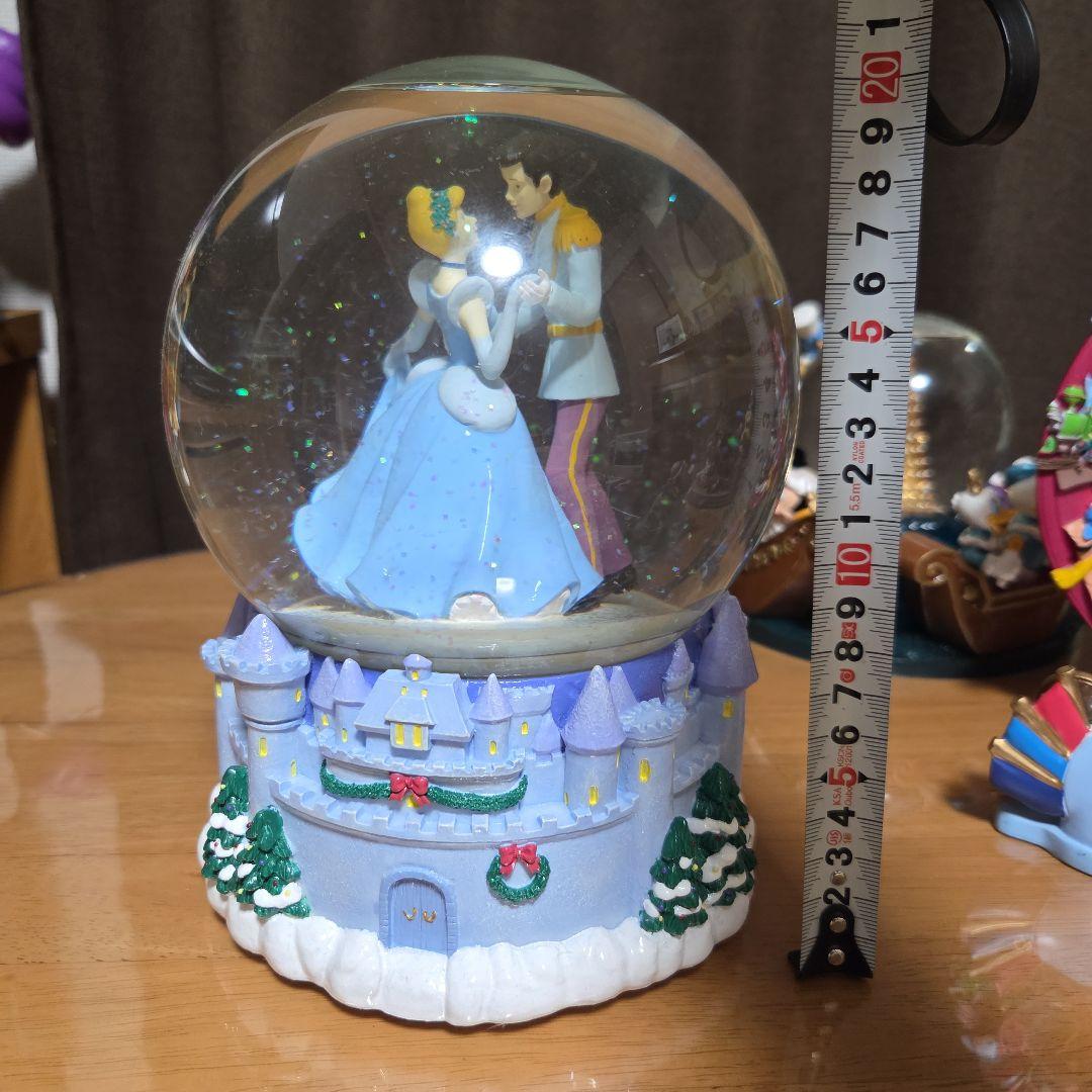 美品」ディズニー シンデレラ スノードーム オルゴール付き - メルカリ