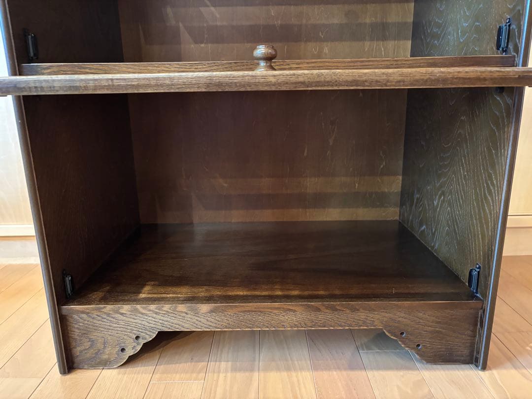 極美品】ウッドギャラリー樹 Alice ガラスキャビネット 飾り棚 - メルカリ