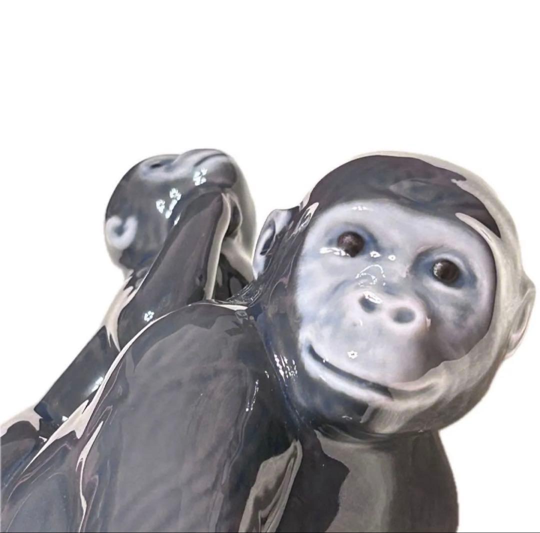 レア☆ ロイヤルコペンハーゲン フィギュリン ゴリラ フィギュリン