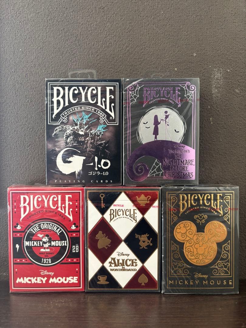 Bicycleトランプ5個セット cg-0034r.jpg