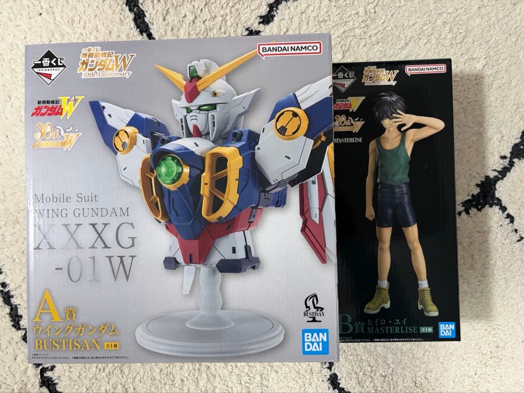 一番くじ　ガンダムW　A賞　ウイングガンダム　B賞　ヒイロ・ユイ 一番くじ ガンダムW B賞 ヒイロ・ユイ - メルカリ
