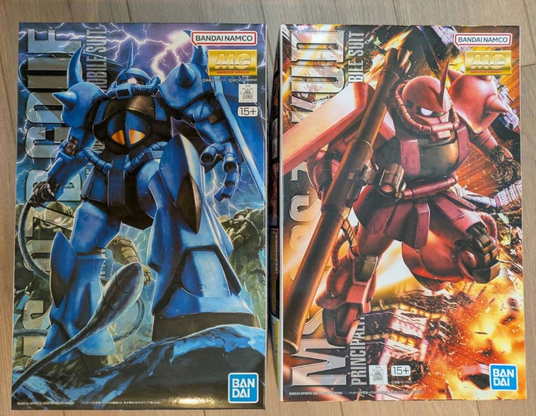 【未組立】MG1/100シャア専用ザクVer2.0 グフVer2.0まとめ売り 買取】【ガンプラEXPO限定】MG 1/100 シャア専用ザク Ver.2.0 クリア