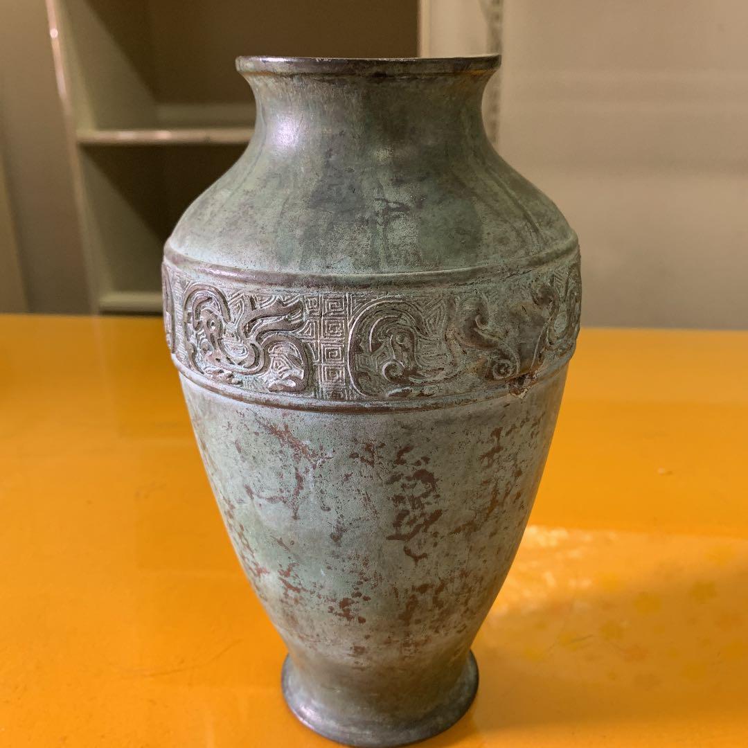 青銅花瓶 青铜后1940 年日本花瓶| eBay