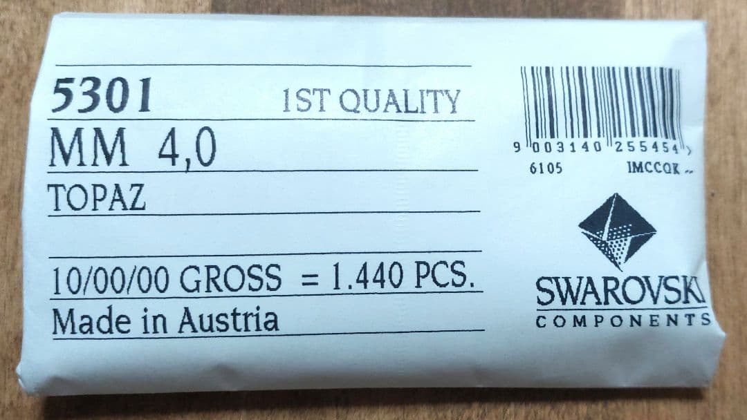 【再販売】SWAROVSKI トパーズ #5301 4mm 1440個 スワロフスキー #5301【4mm】ライトコロラドトパーズAB - メルカリ