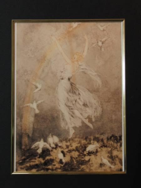 ルイ・イカール限定版・アールデコ/虹、希少な額装用画集より、新品