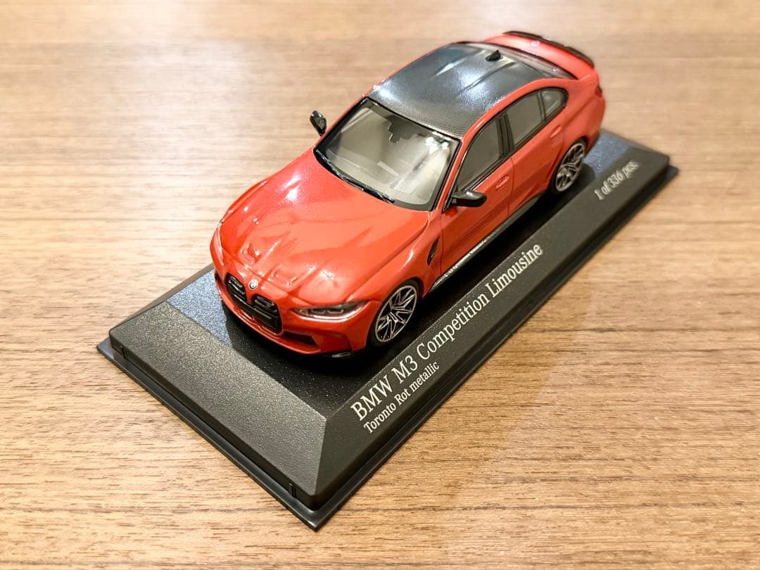 中古品 1/43 ミニチャンプス BMW M3 セダン 2020 レッド - メルカリ