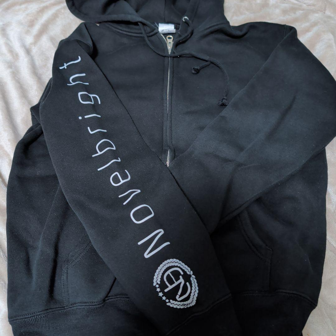 Novelbright ジップアップパーカー ブラック Mサイズ 35d7e66df98fdc034646dbbb17d34a