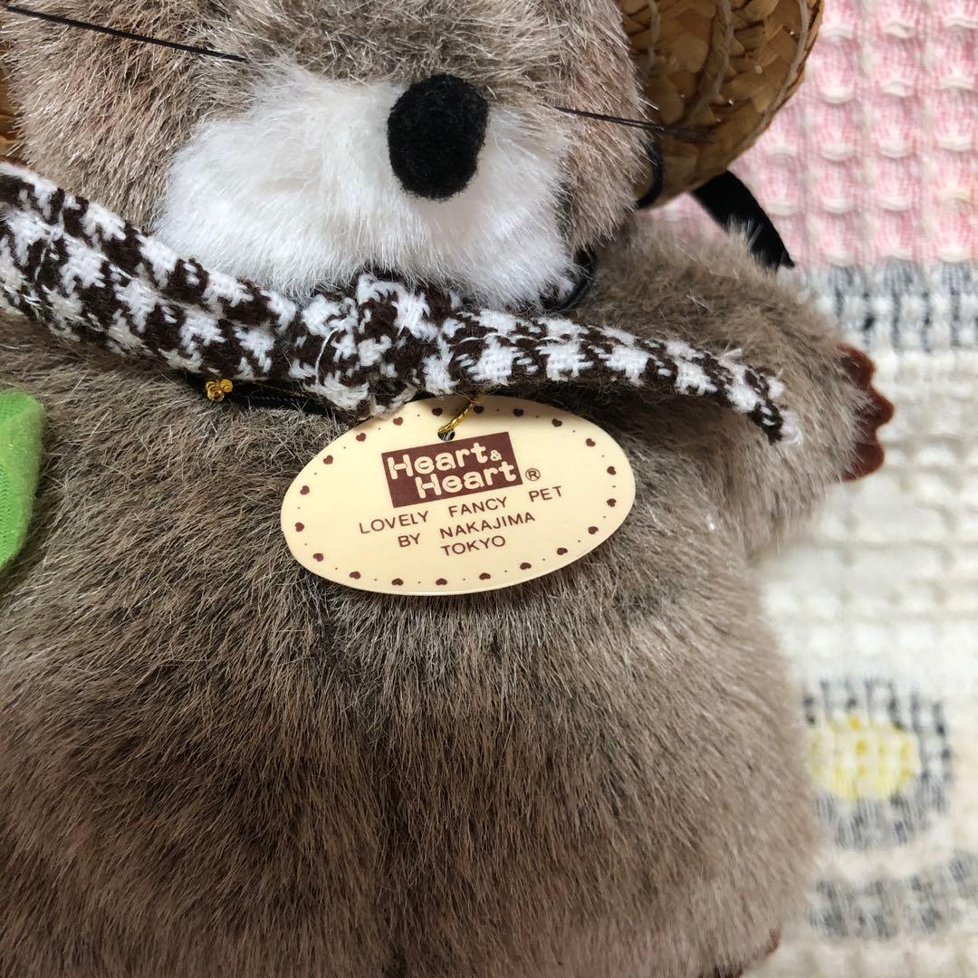 昭和レトロ ナカジマ Heart＆Heart アンクル・モグ ぬいぐるみ 5こ