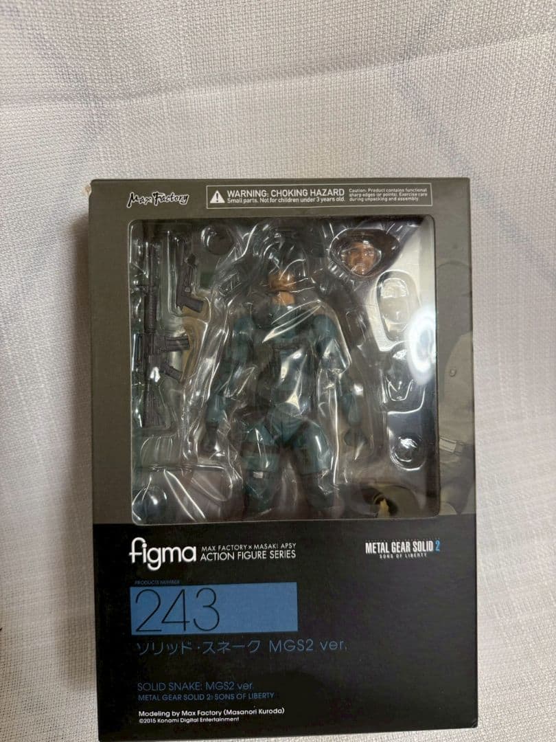 figma 243 ソリッド・スネーク MGS2 ver. メタルギアソリッド figma METAL GEAR SOLID（メタルギアソリッド）2 SONS OF LIBERTY