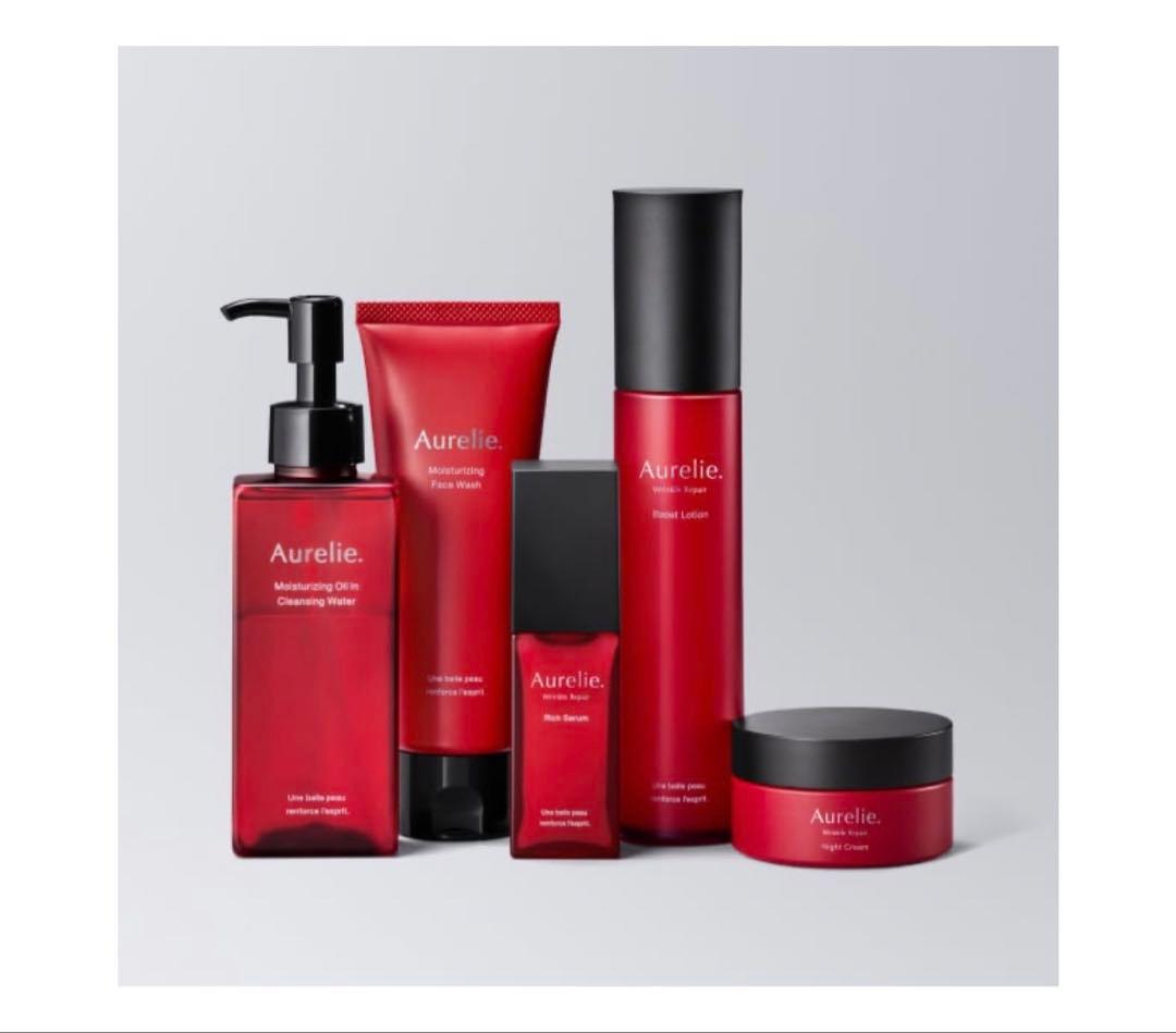 Aurelie プレミアムエイジング集中ケアコース 新品】Aurelie プレミアムエイジング集中ケアコースセット マスク