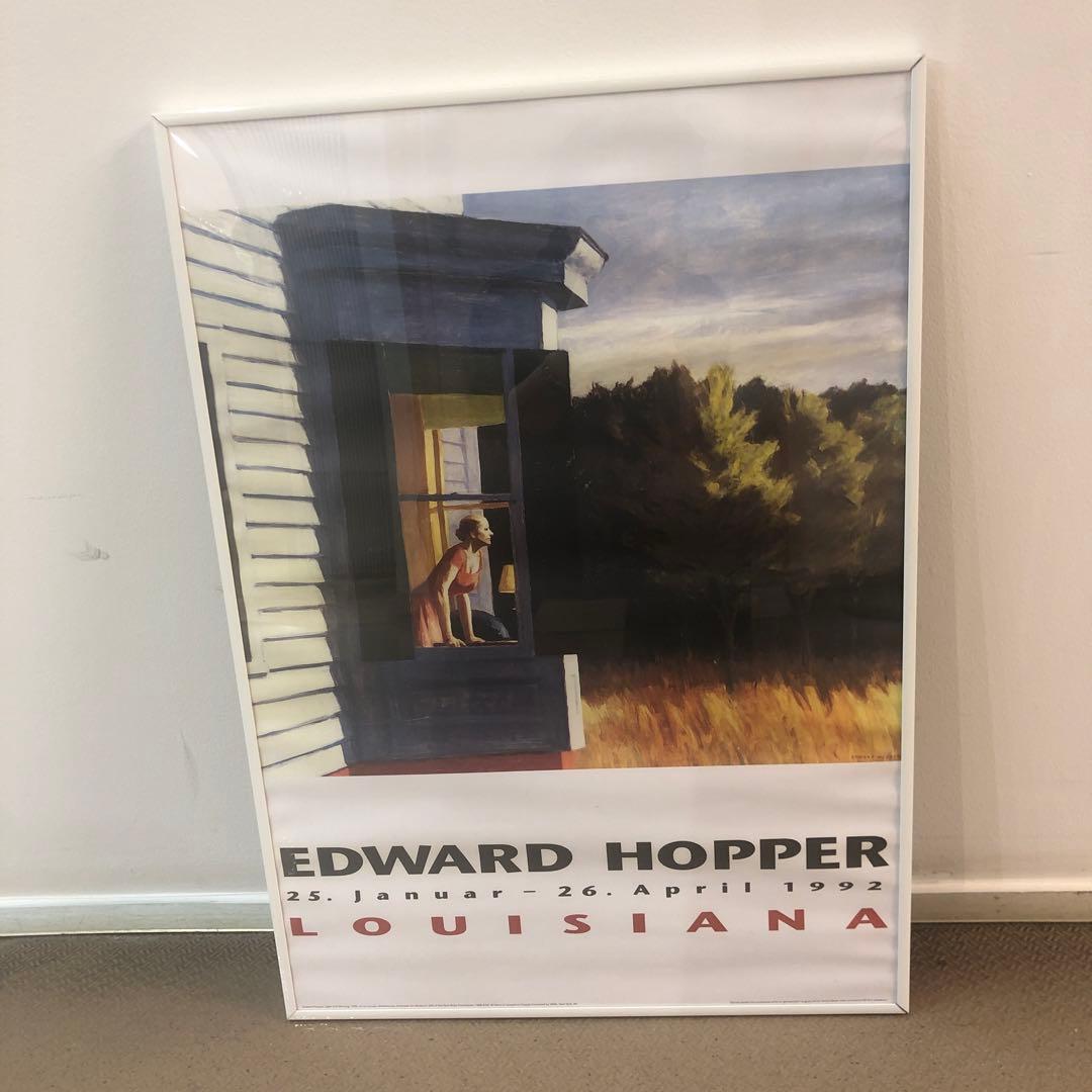 デンマーク限定！画家【エドワード・ホッパー】希少ポスター額入り 2683a08782b2406be3c23573ed0eb5
