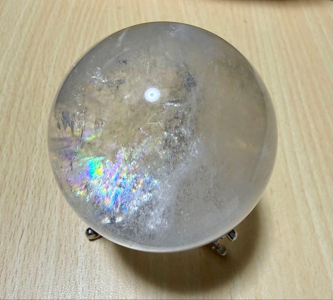 【貴重】約6.2cm！虹有り アイリスクォーツ スフィア 天然石 丸玉 水晶 楽天市場】水晶 丸玉 アイリスクォーツ スフィア 虹入り 好きな商品が