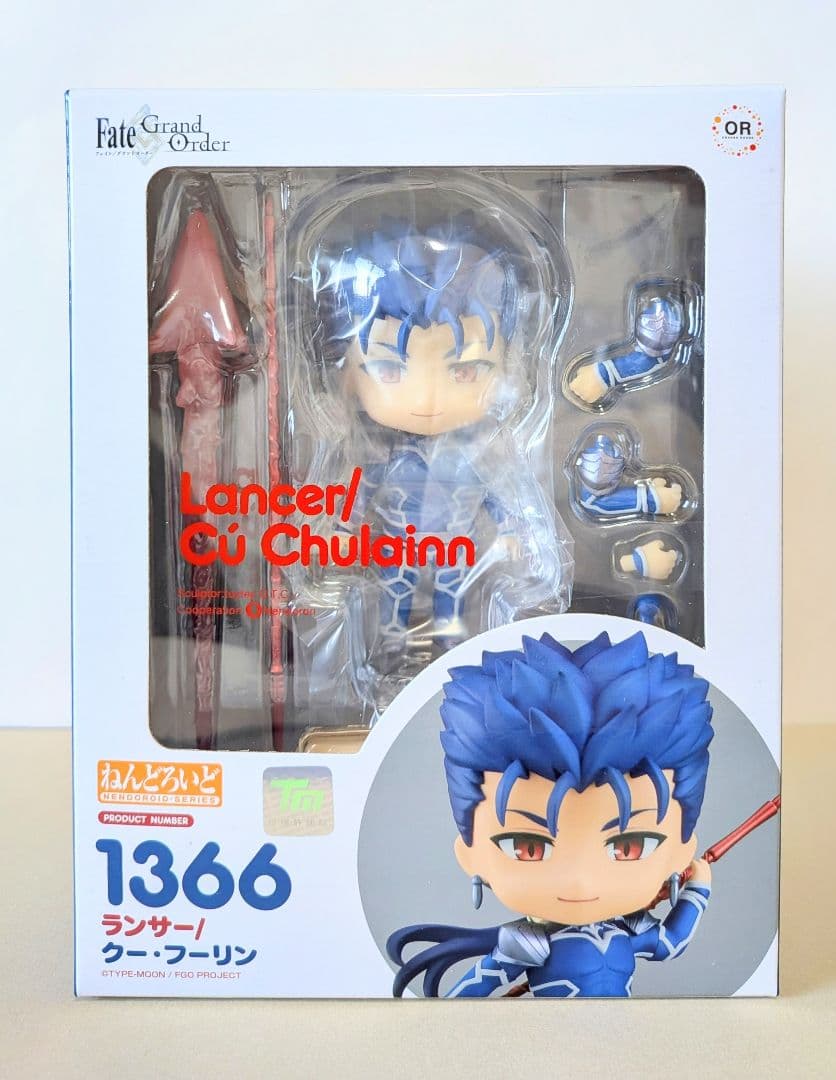 【新品/未開封】ねんどろいど 【 ランサー/クー・フーリン 】1366 再入荷【1366】 ランサー/クー・フーリン 髪パーツ ポニーテール