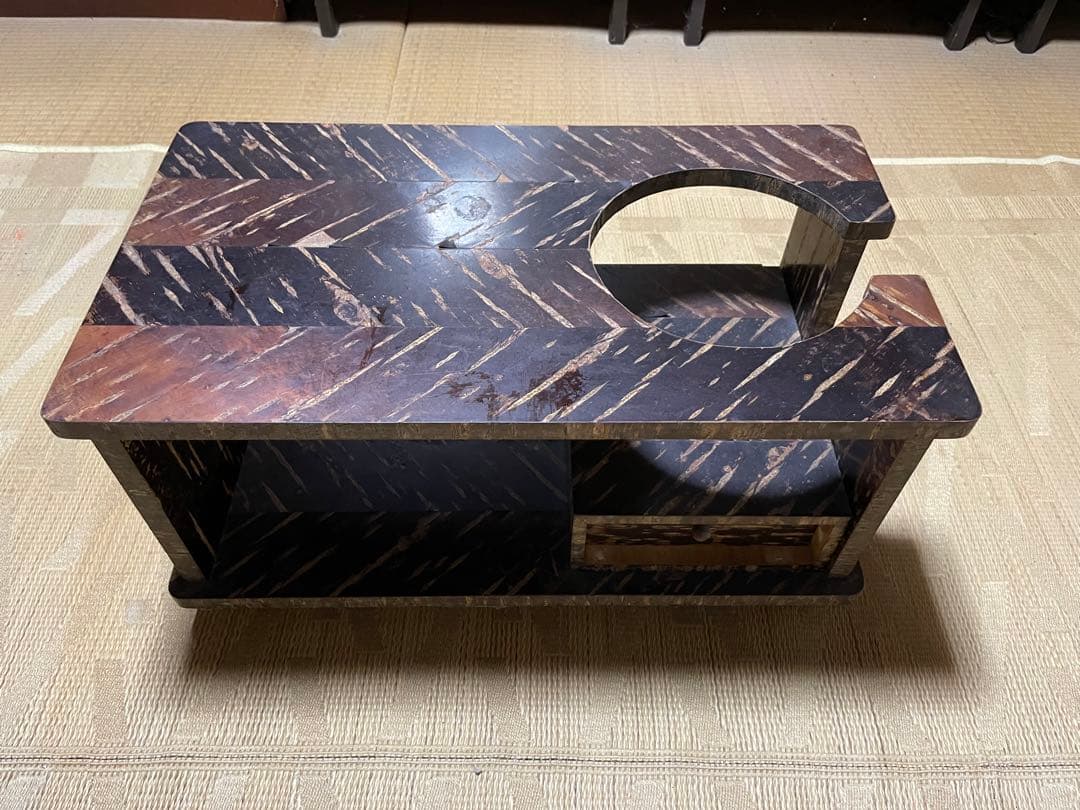 お座敷ワゴン ケンホープ お座敷ワゴン 引出付 金属取っ手 ポットワゴン 幅39cm