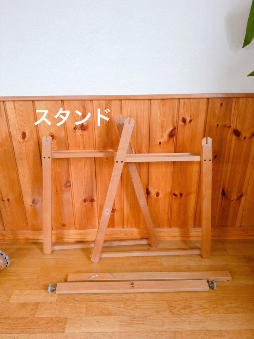 アシュフォード 織り機 60cm スタンド付き！稲垣機料の杼33,相当付