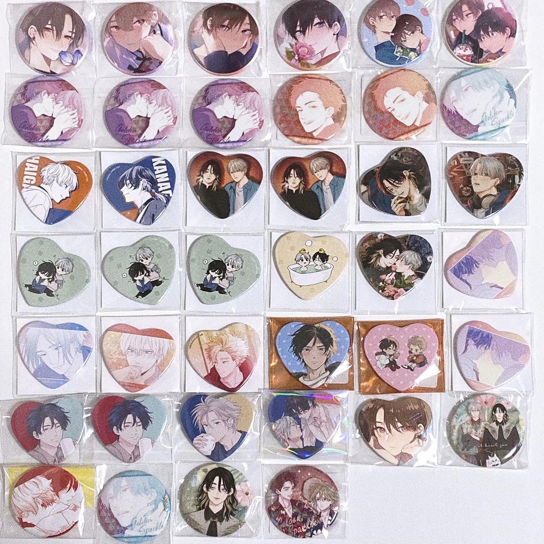 【BL缶バッジまとめ】仔縞楽々 しっけ 鈴丸みんた 40点 AMNIBUS-日常使いできるアニメグッズの通販サイト-