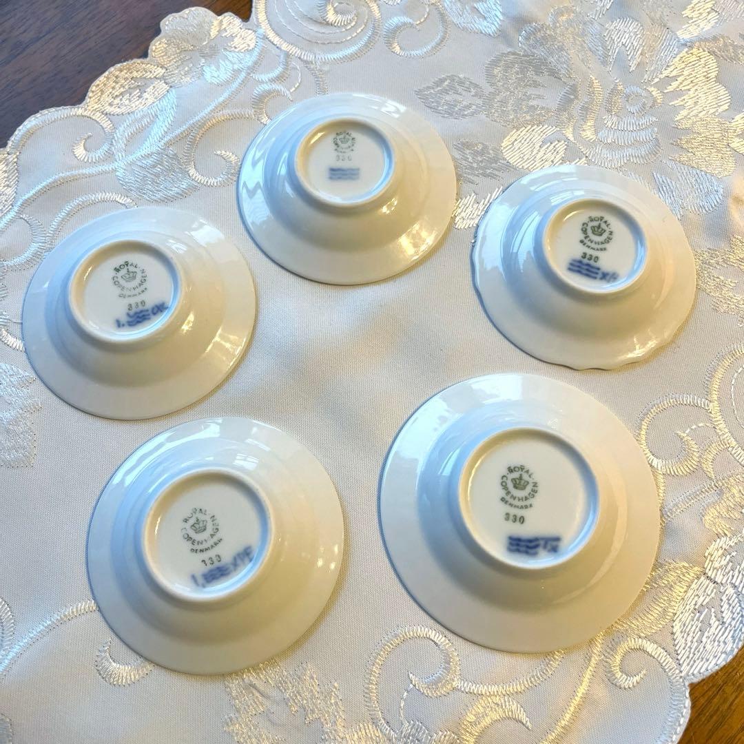 ▪️ 入手困難 レア 廃盤 美品 ロイヤルコペンハーゲン 豆皿 5枚セット
