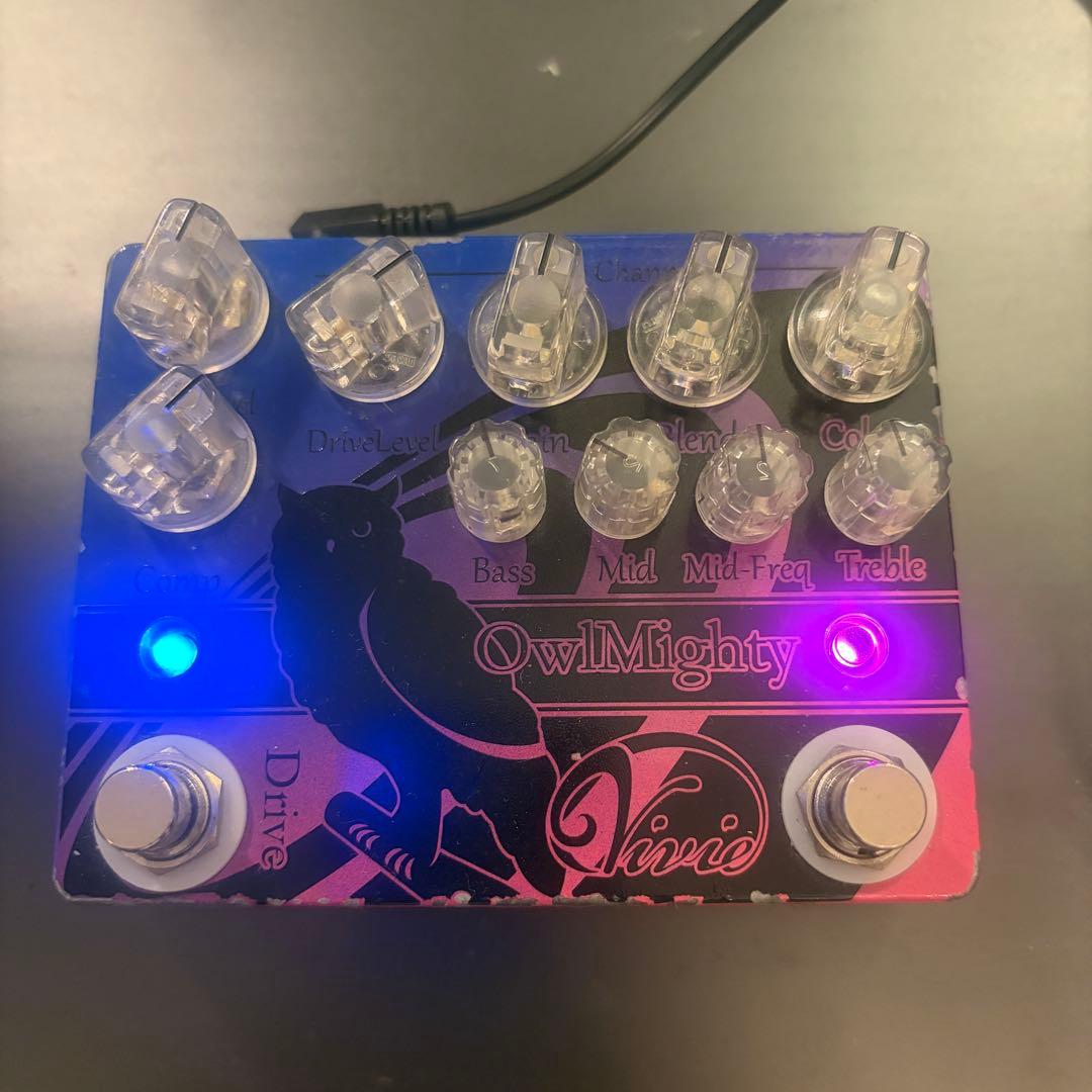 Vivie OwlMighty 初期型 ベース用プリアンプ Vivie ( ビビー ) OwlMighty ベース用プリアンプ 送料無料 | サウンド