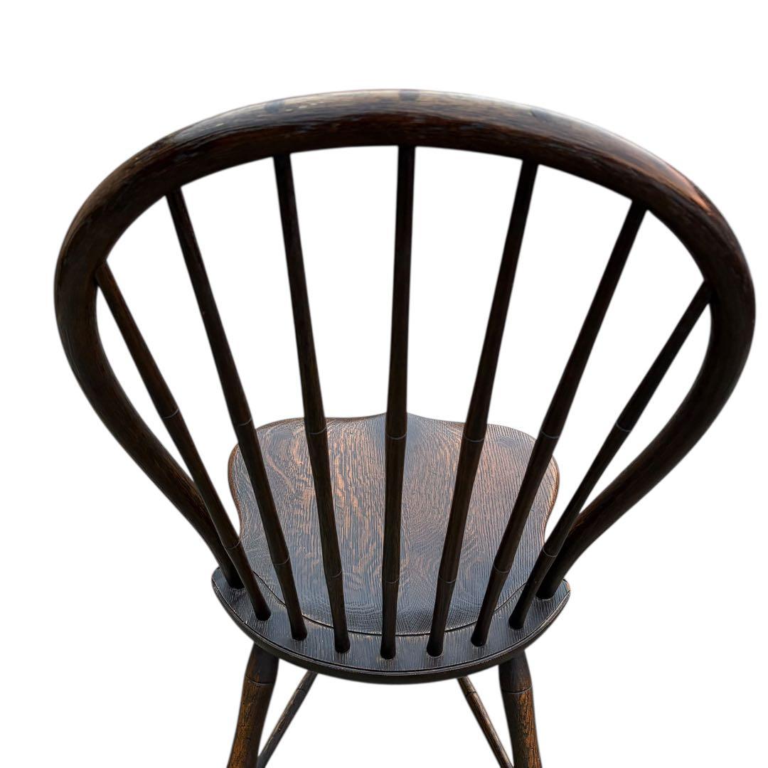 美品】飛騨産業 キツツキ PROVINCIAL ボウバックチェア アームレス①