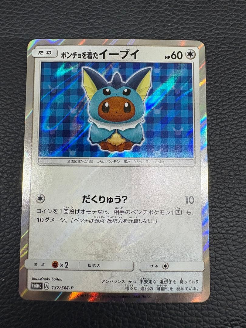 ポンチョを着たイーブイ　シャワーズ ポンチョを着たイーブイ シャワーズ ポンチョを着たイーブイ