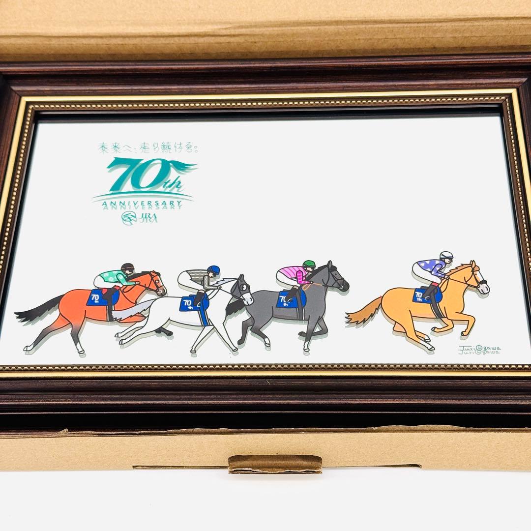 非売品 おがわじゅりJRA創立70周年 パブミラー ノベルティレア 関係者限定 2024年もJRA公式Instagramをご覧いただき、ありがとうございました