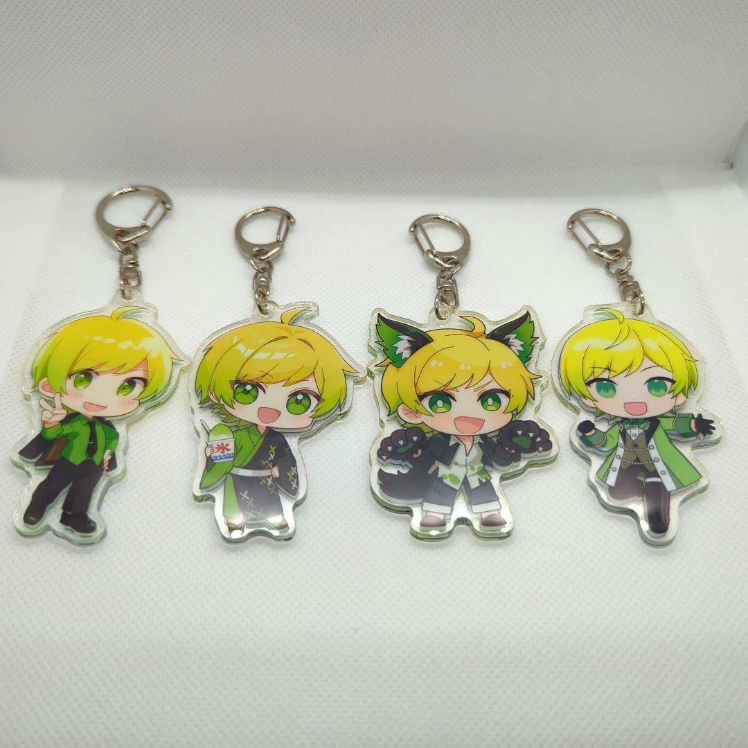 AMPTAKxCOLORS ぷりっつ アクキー アクリルキーホルダー 4点セット