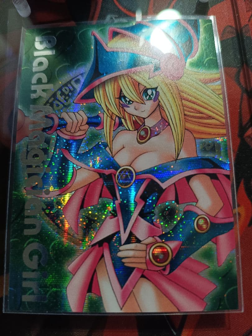 ブラックマジシャンガール ダンジョンダイスモンスターズ　緑シークレット 遊戯王 ダンジョンダイスモンスターズ 特典カード ブラック