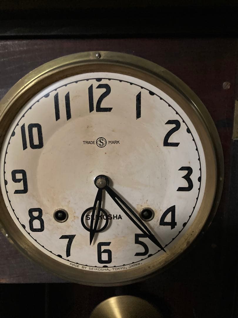 SEIKOSHA 柱時計 本打ち式 稼動中 - メルカリ