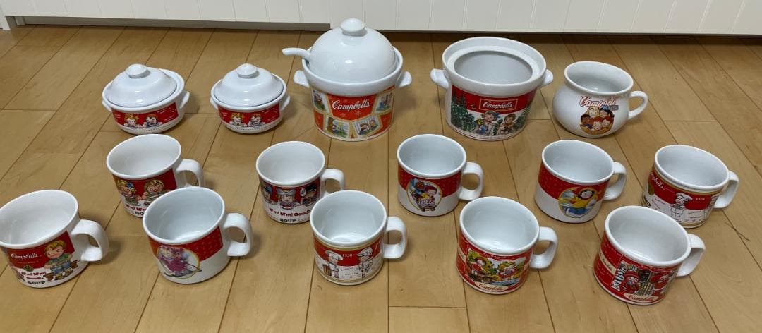 Campbell’s キャンベル　食器セット キャンベルスープ キャンベル・キッズ フェイスマグ Campbell Soup